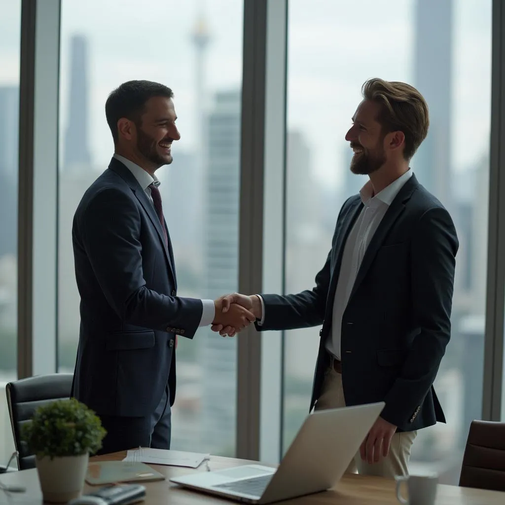 Reunión exitosa con cliente
